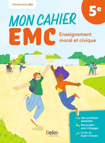 Enseignement moral et civique 5e. Cahier, Edition 2024