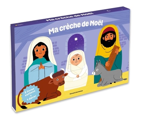 Ma crèche de Noël. Trois livres-santons et un décor