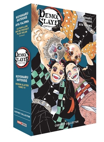 Demon Slayer : Coffret en 2 volumes : Tome 19 ; Le papillon qui ne pouvait plus voler. Edition collector