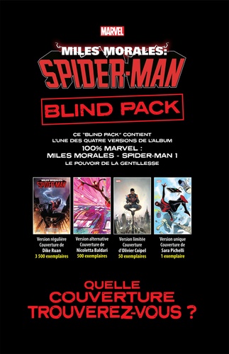 Miles Morales: Spider-Man Tome 1 : Le pouvoir de la gentillesse. Blind pack