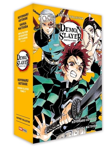 Demon Slayer : Coffret en 2 volumes : Tome 9 ; Demon Slayer Roman Tome 4, infiltration au quartier des plaisirs. Edition collector