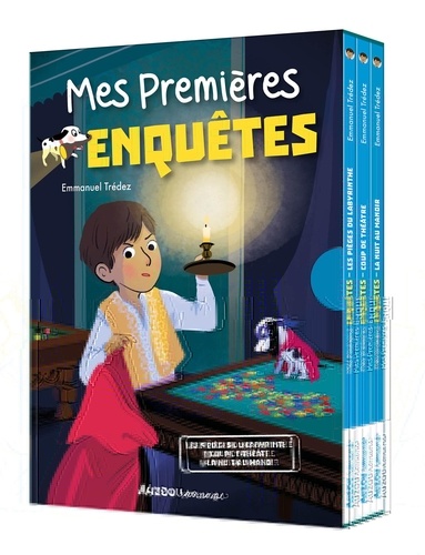 Mes premières enquêtes Tomes 10 à 12 : Coffret en 3 volumes. Tome 10 : Les pièges du labyrinthe ; Tome 11 : Coup de théâtre ; Tome 12 : La nuit au manoir