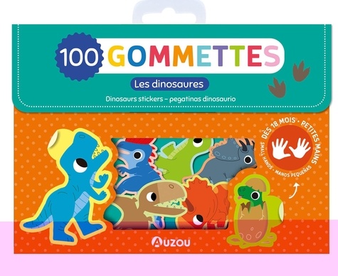 Les dinosaures. 100 gommettes