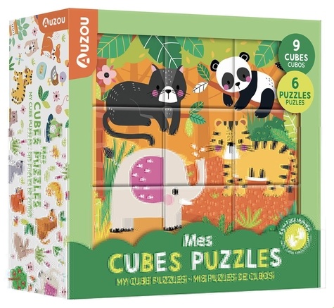 Mes cubes puzzle - animaux mignons