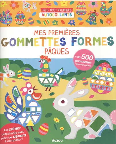 Mes premières gommettes formes Pâques