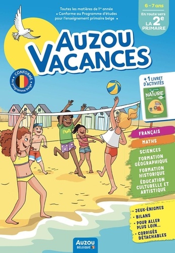 Auzou Vacances. De la 1e primaire à la 2e primaire