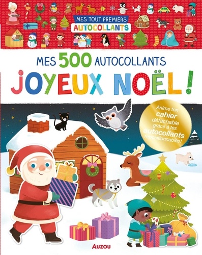 Mes 500 autocollants Joyeux Noël ! Anime ton cahier détachable grâce à tes autocollants repositionnables !