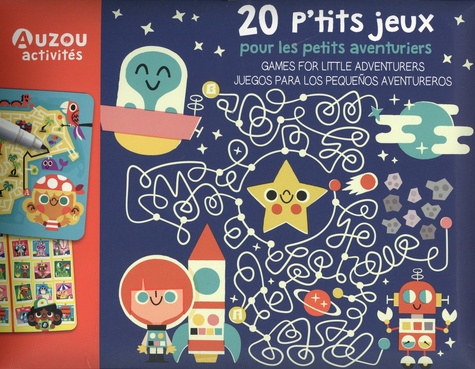 20 p'tits jeux pour les petits aventuriers. Edition français-anglais-espagnol