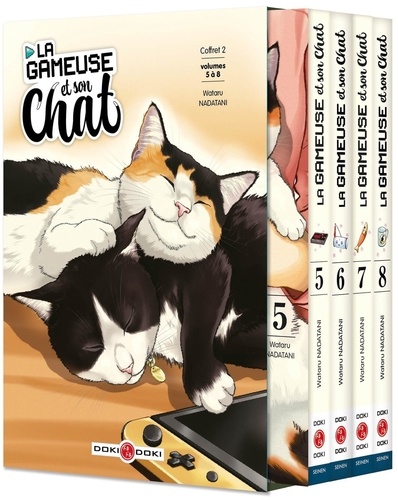 La gameuse et son chat : Coffret en 4 volumes : Tome 5 à 8